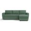 Угловой диван Лакки цвет зеленый