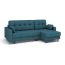 Угловой диван Орлеан цвет зеленый,бирюза