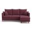 Угловой диван Фьорд цвет красный,бордовый