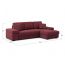 Угловой диван MOON 107 цвет красный,бордовый (фото 184253)