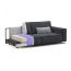Диван MOON 005 цвет черный,серый (фото 191584)