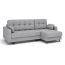 Угловой диван Орлеан цвет серый