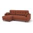 Угловой диван Орлеан цвет красный,терракот