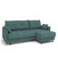 Угловой диван Каролина цвет зеленый