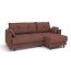 Угловой диван Каролина цвет красный,бордовый