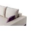 Угловой диван Бостон цвет бежевый,фиолетовый (фото 169856)
