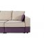 Диван Бостон 2400 цвет бежевый,фиолетовый (фото 168781)