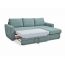 Угловой диван Лакки цвет зеленый,бирюза (фото 254245)