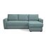 Угловой диван Лакки цвет зеленый,бирюза