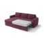Угловой диван Лакки цвет красный,бордовый (фото 179805)
