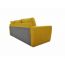 Угловой диван Лакки цвет желтый (фото 254173)