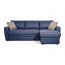 Угловой диван Лакки цвет синий