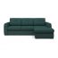 Угловой диван Айдер цвет зеленый