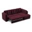 Угловой диван MOON 110 цвет красный,бордовый (фото 180226)