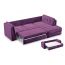 Угловой диван MOON 110 цвет фиолетовый,сиреневый (фото 180247)