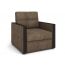 Кресло-кровать Манхэттен цвет коричневый