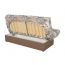 Диван Баккара цвет бежевый,коричневый (фото 176834)