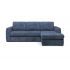 Угловой диван Айдер цвет синий,голубой