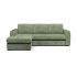 Угловой диван Айдер цвет зеленый,оливковый