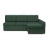 Угловой диван Бруно цвет зеленый