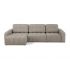Угловой диван Джефферсон цвет бежевый,серый