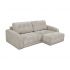 Угловой диван Джефферсон цвет бежевый,серый
