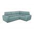Угловой диван Браун цвет бирюза,голубой