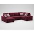Угловой диван MOON 107 цвет красный