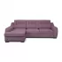 Угловой диван Ройс цвет фиолетовый  (код 340143)