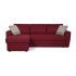 Угловой диван Лакки цвет красный
