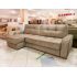 Угловой диван Кембридж цвет бежевый,коричневый,голубой