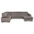 Угловой диван Миста цвет коричневый,серый  (код 54030)