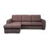Угловой диван Айдер цвет коричневый