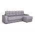 Угловой диван Кембридж цвет серый,сиреневый