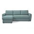 Угловой диван Лакки цвет зеленый,бирюза