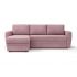 Угловой диван Лакки цвет розовый