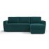 Угловой диван Лакки цвет зеленый