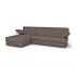 Угловой диван Милан цвет коричневый