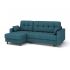 Угловой диван Орлеан цвет зеленый,бирюза