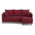 Угловой диван Фьорд цвет красный,бордовый