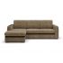 Угловой диван Айдер цвет коричневый