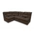 Угловой диван Доменика цвет коричневый