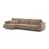 Угловой диван MOON 005 цвет коричневый