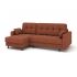 Угловой диван Орлеан цвет красный,терракот