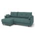 Угловой диван Каролина цвет зеленый