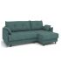 Угловой диван Каролина цвет зеленый