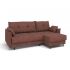 Угловой диван Каролина цвет красный,бордовый