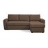 Угловой диван Лакки цвет коричневый