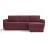 Угловой диван Лакки цвет красный,бордовый