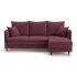 Угловой диван Фьорд цвет красный,бордовый